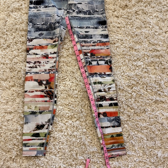 lululemon Wunderunder Striped Multicolor Leggings - Picture 6 of 7